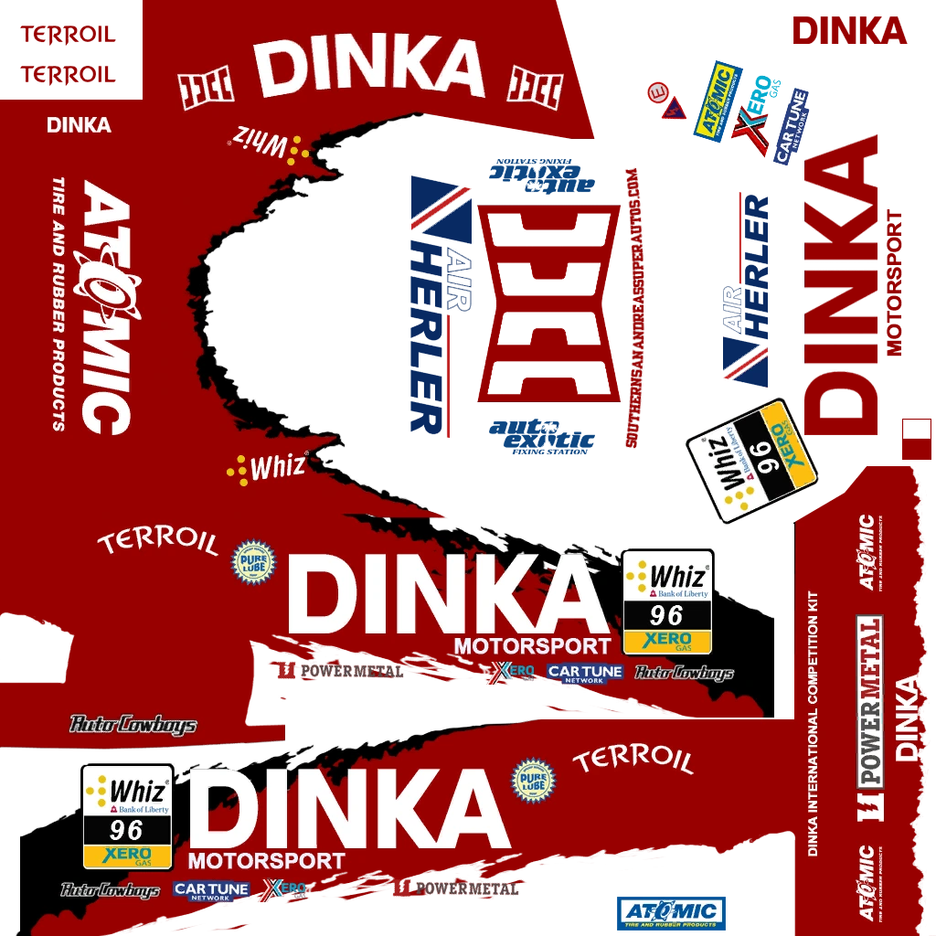 Dinka Jester (Racecar) livery 1 template