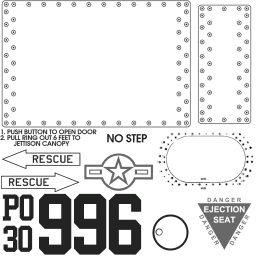 P-996 LAZER livery 1 template