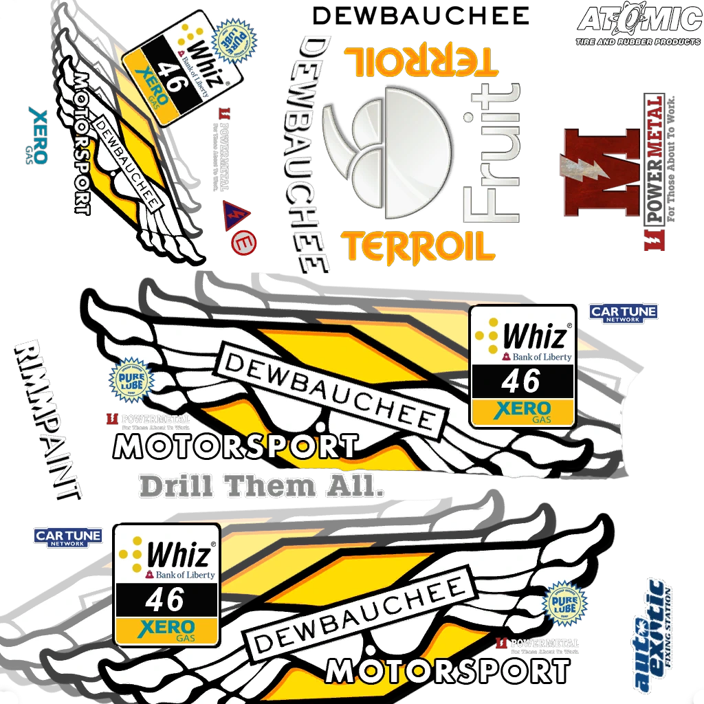 Dewbauchee Massacro (Racecar) livery 1 template