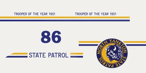 Police Roadcruiser livery 1 template