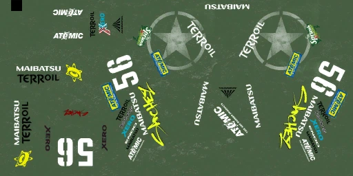 Maibatsu Sanchez (livery) livery 5 template