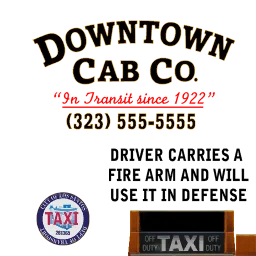 Taxi livery 1 template
