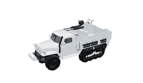 Half-track livery template